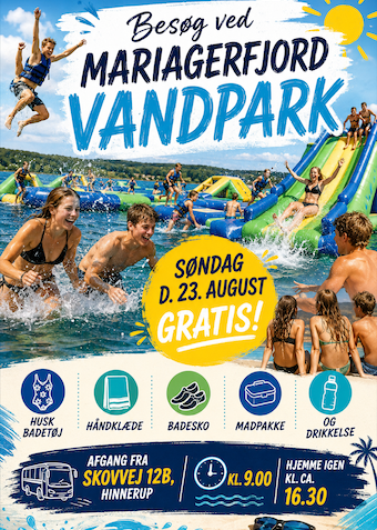 Besøg Vandparken i Mariager Fjord - Klik for at tilmelde dig