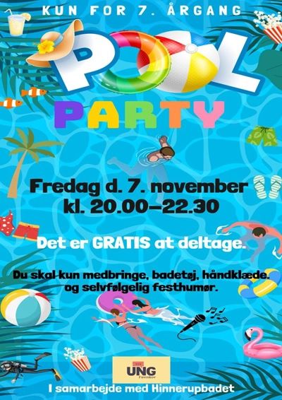 Poolparty plakat