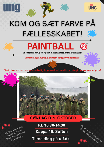 Paintball plakat