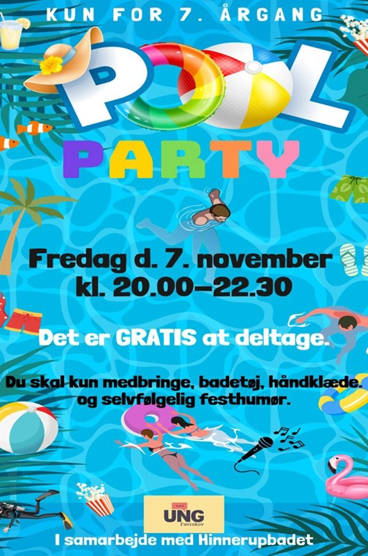 Poolparty plakat