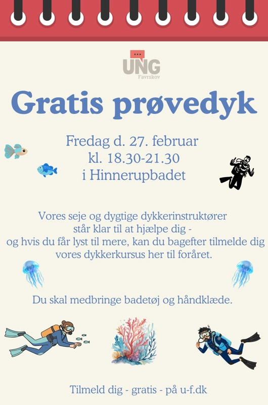 prøvedyk plakat