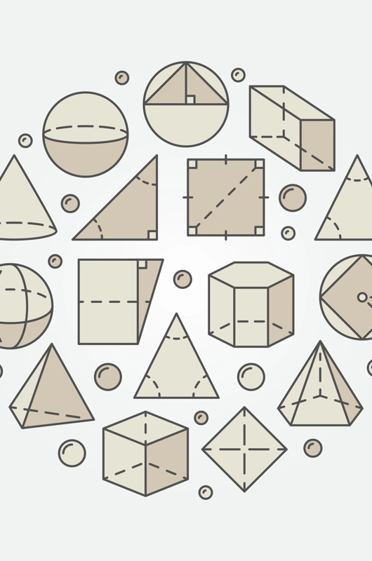 en masse forskellige figur